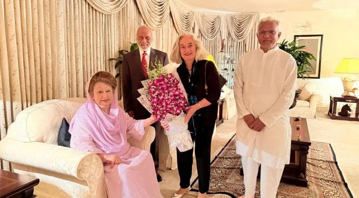 খালেদা জিয়ার সঙ্গে সাক্ষাৎ করলেন ফ্রান্সের বিদায়ী রাষ্ট্রদূত